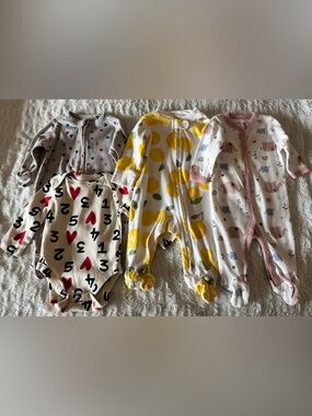 Baby girl onesie bundle